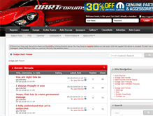 Tablet Screenshot of dartforums.com